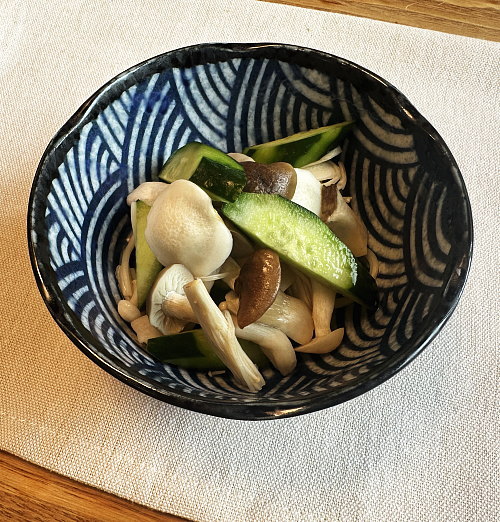 きのこの浅漬け